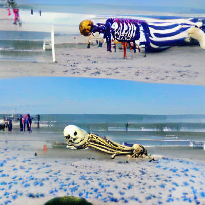 Skeleton's Beach Day in Daytona