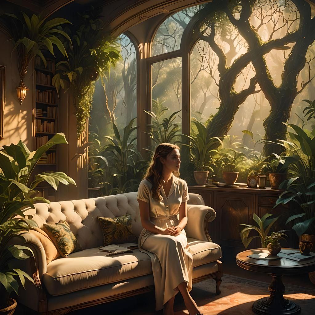 Therapy Session: Girl Overcoming Mental Health Issues