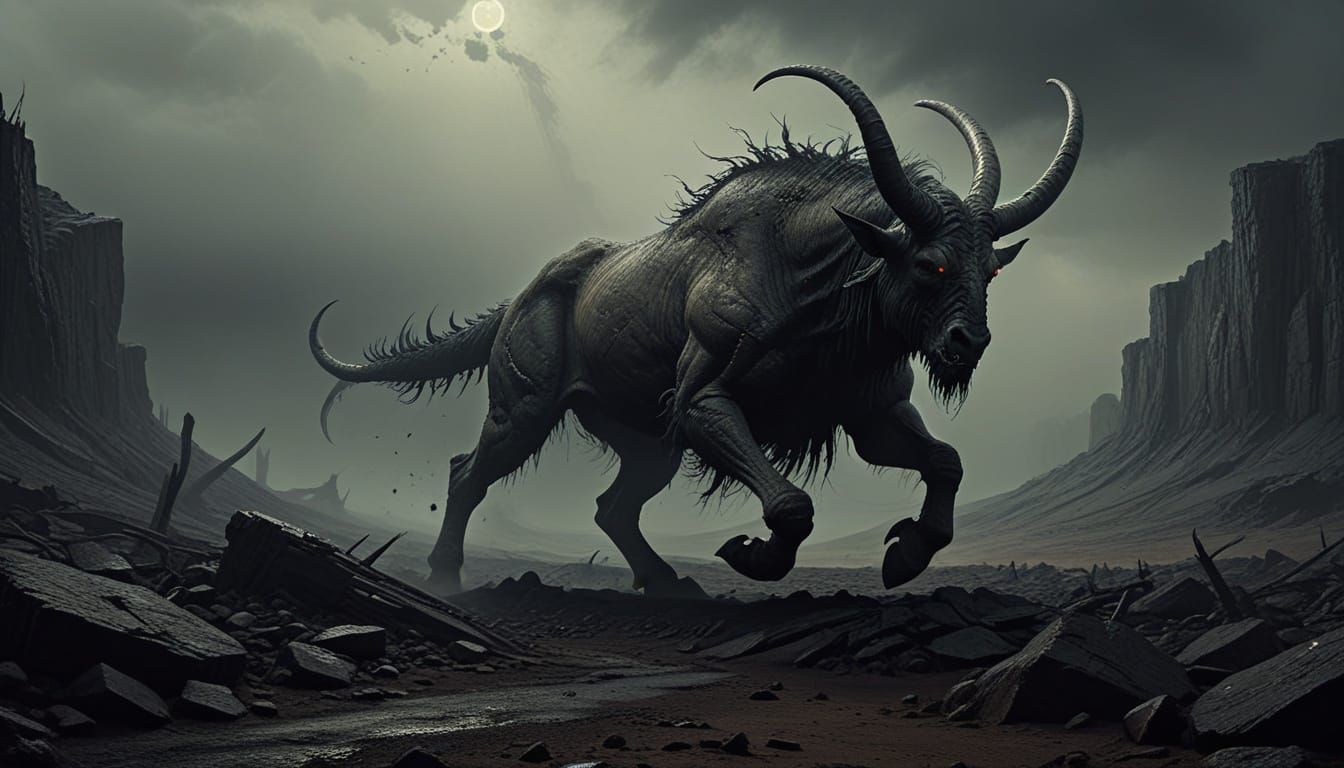 Barlokri Creature Concept Art on Desolate Plain