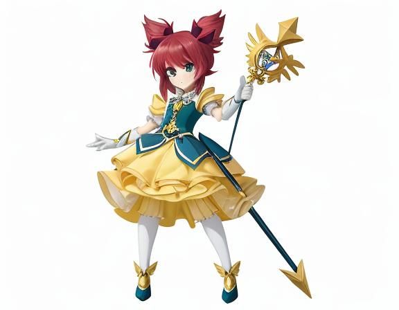 AI Generated Magical Girl Character