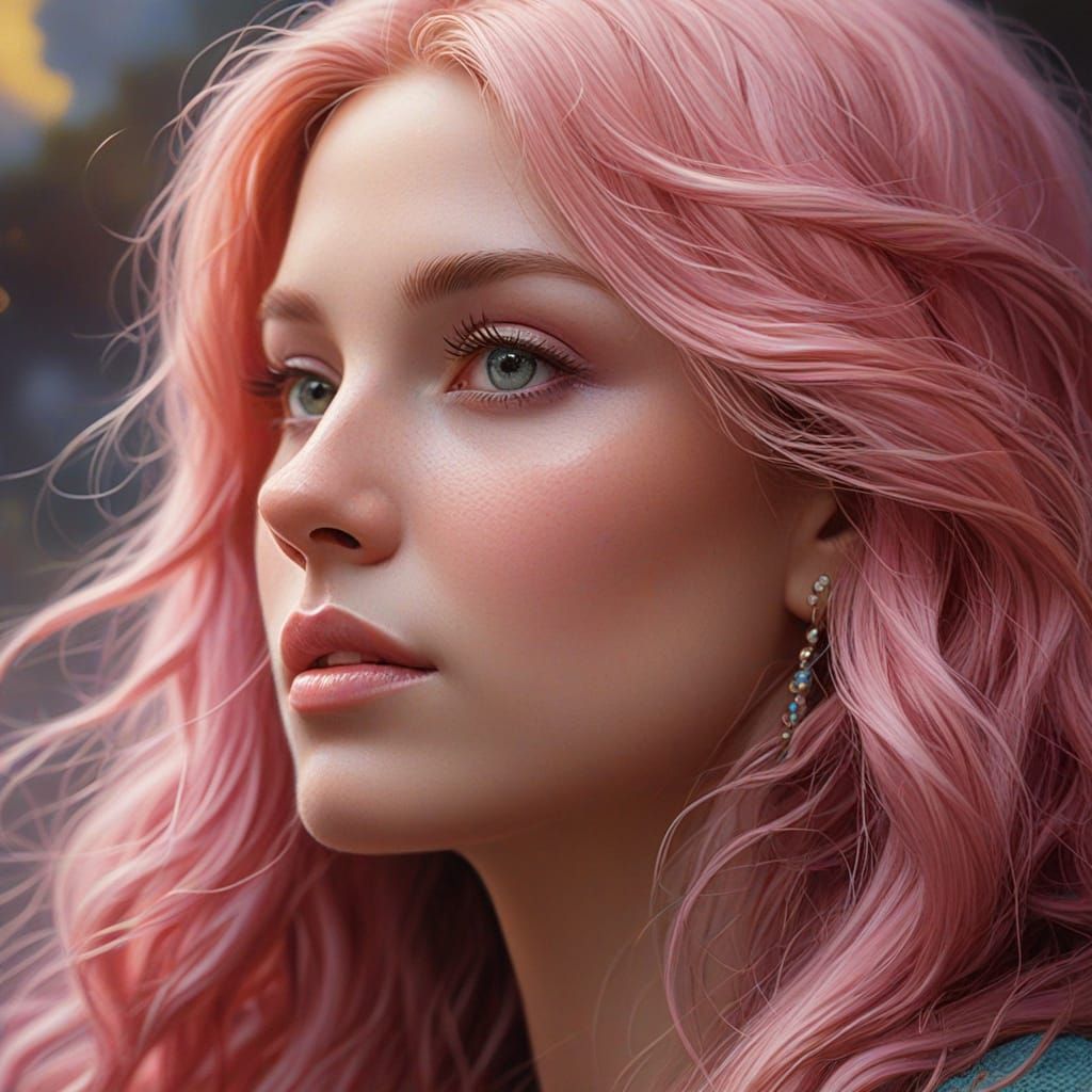 Ethereal Coin Portrait in Oil Painting Style