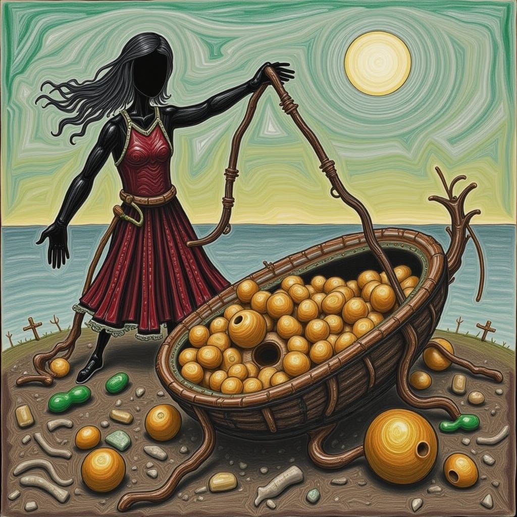 Delicate Winter Landscape in a Cryogenic Aesthetic