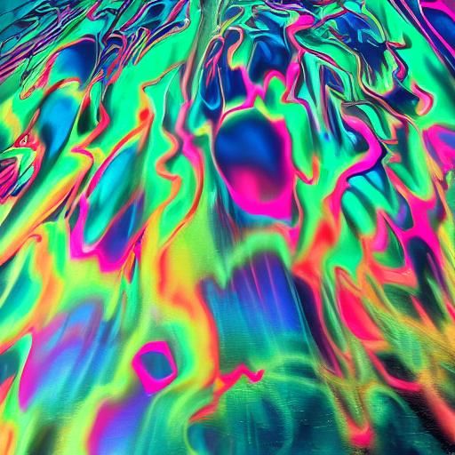 Eerie Figure in Stormy Otherworldly Landscape