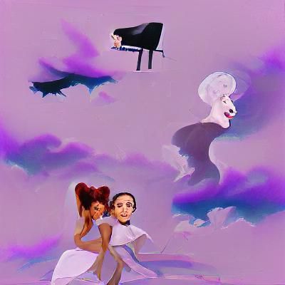 Edith Piaf and Ariana Grande Together