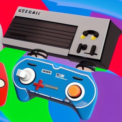 Dreamcast Gamecube Hybrid Console Design