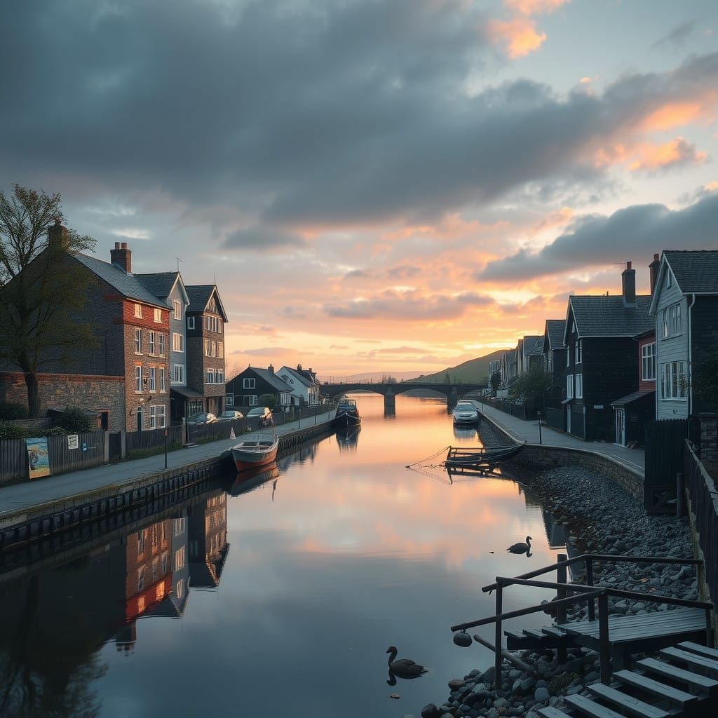 Quandale Dingle Figure in a Dramatic Setting