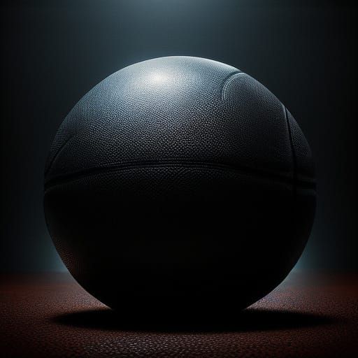 Basketball Close-Up: Hyper-Realistic Sports Photography