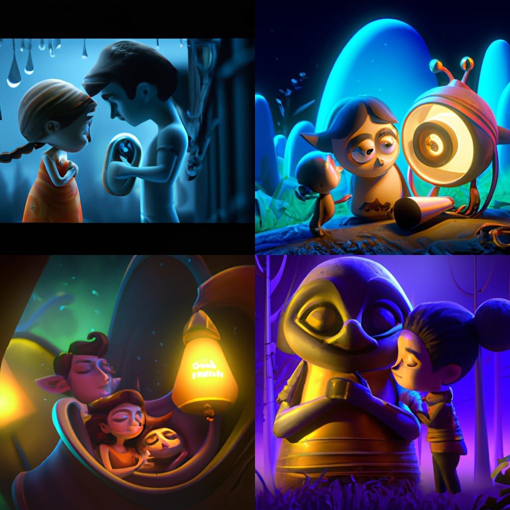 Secret Lullaby: Pixar-Style 3D Digital Art