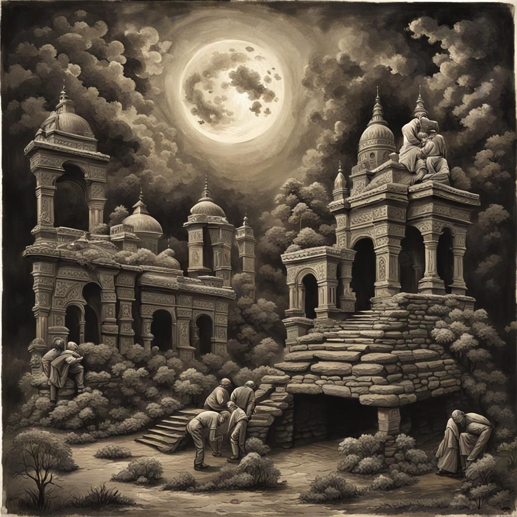 Surreal Dreamer Evolving from Formlessness: Octane Render