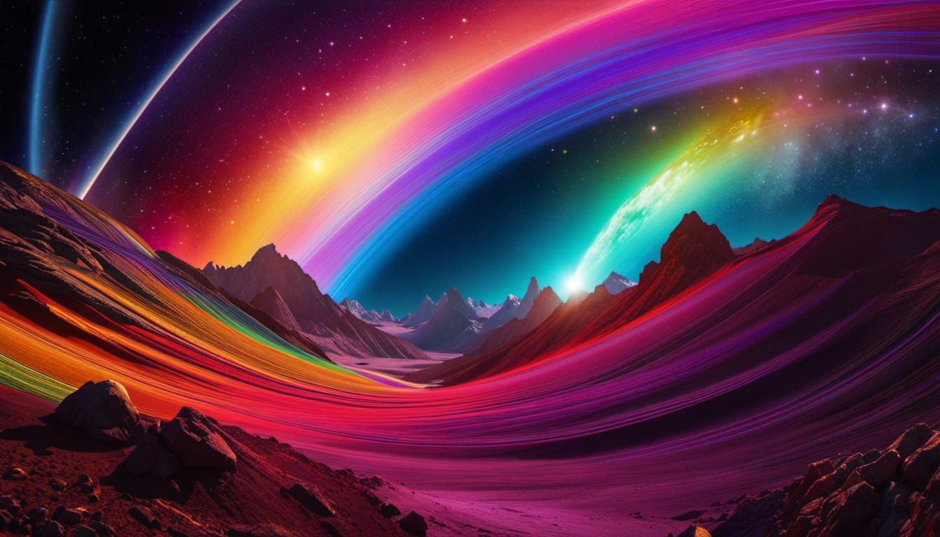 Stunning Cosmic Rainbow