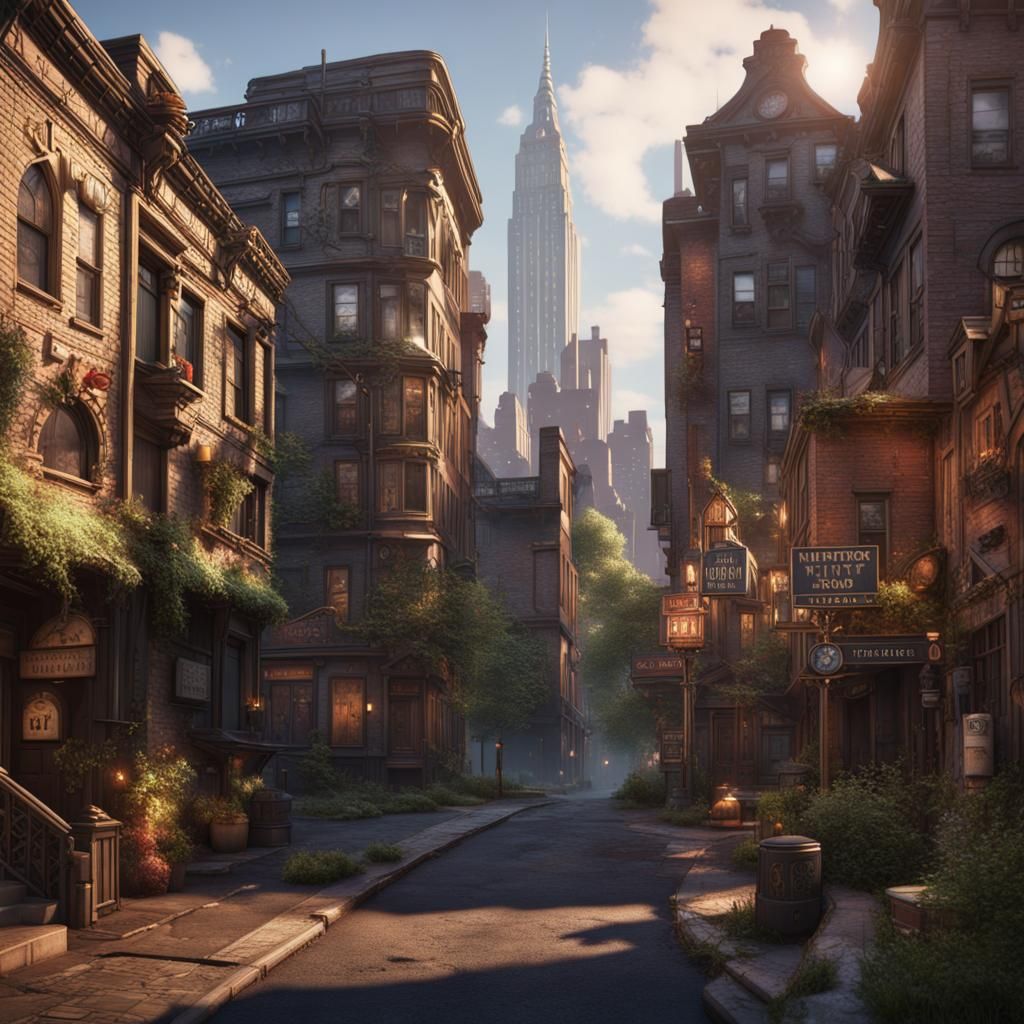 Fantastical Fabletown, New York City Concept Art