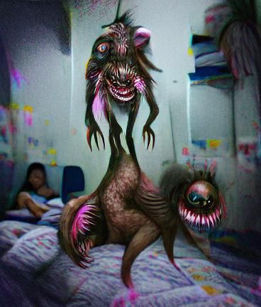 AI Interpretation of a Nightmare