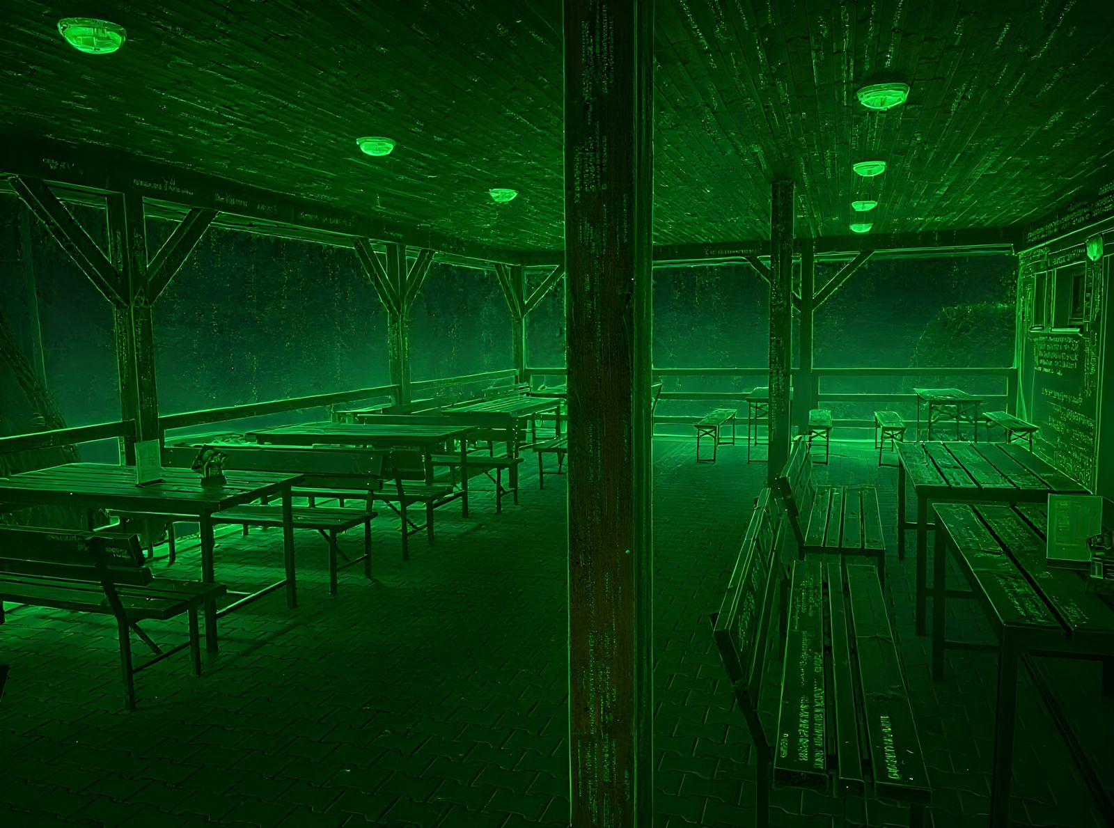 Cyberpunk Matrix: Neon Circuit Board Rain