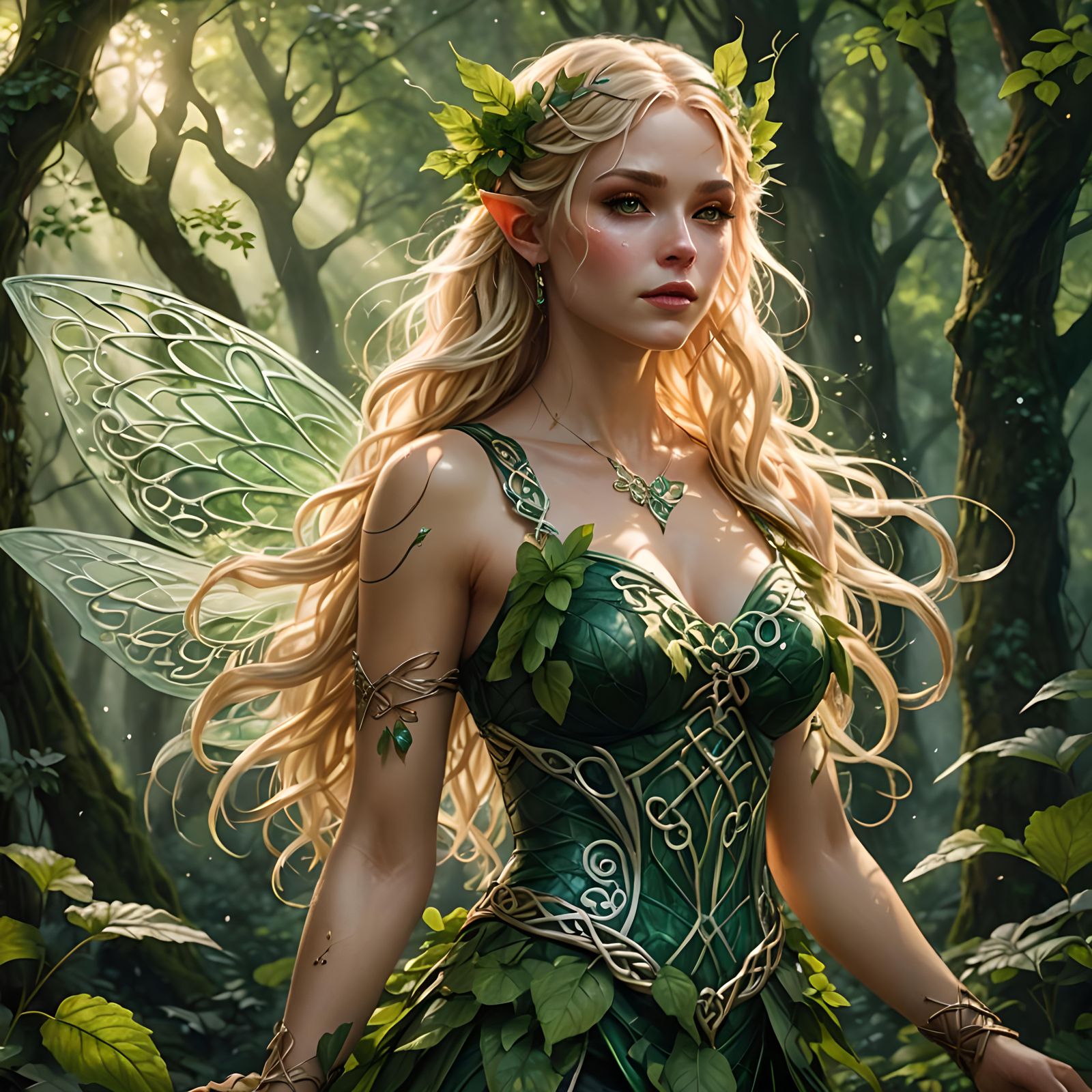 The Green Lady of the Wood