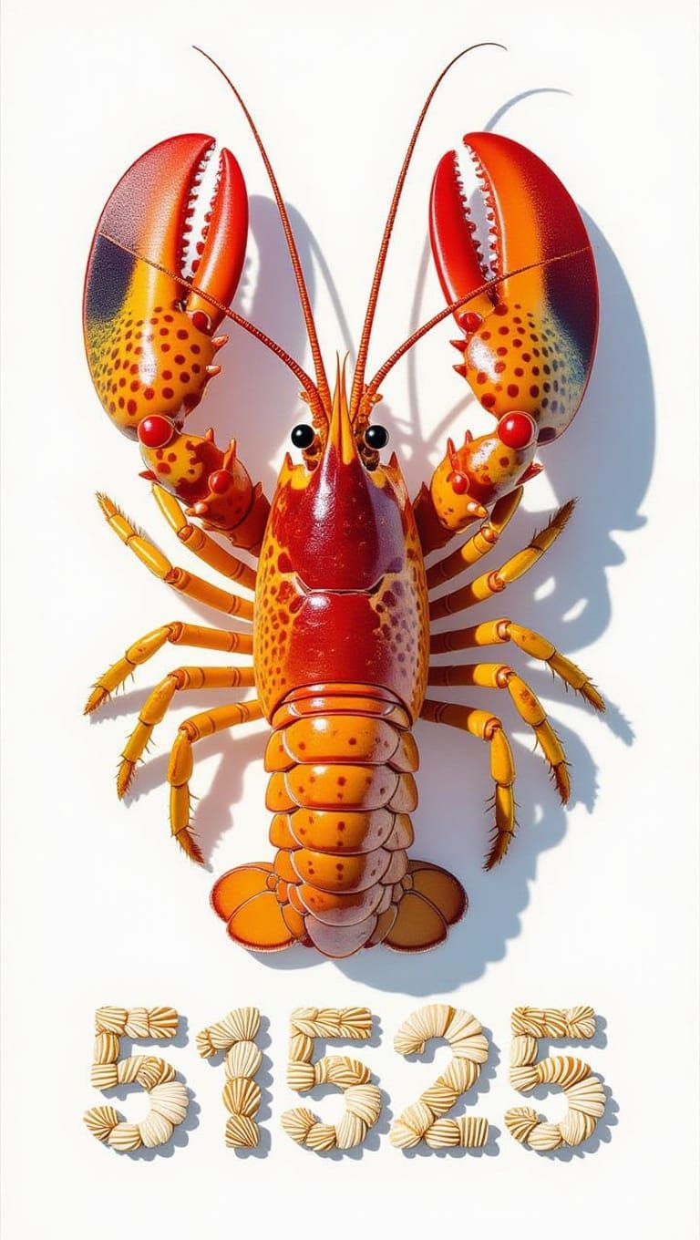 Today's Date With a Pretty Lobster