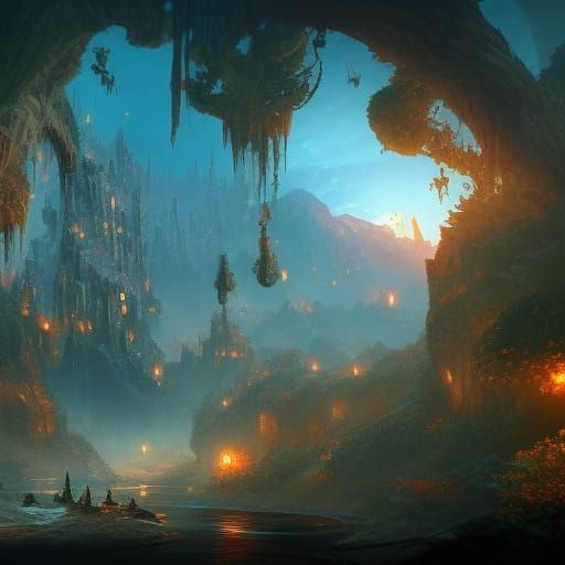 Fantastical Video Game Concept Art in Unreal Engine 5