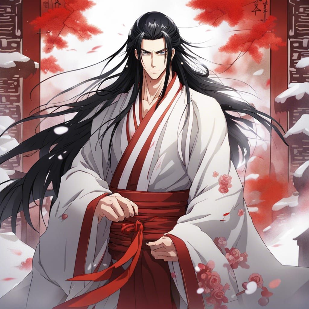 Handsome Man in Red Robe, Anime Key Visual