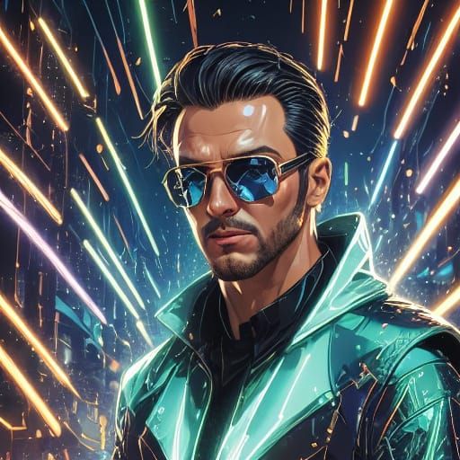 Glamorous Cartoon Count Dracula in 1970s Comic Book Style