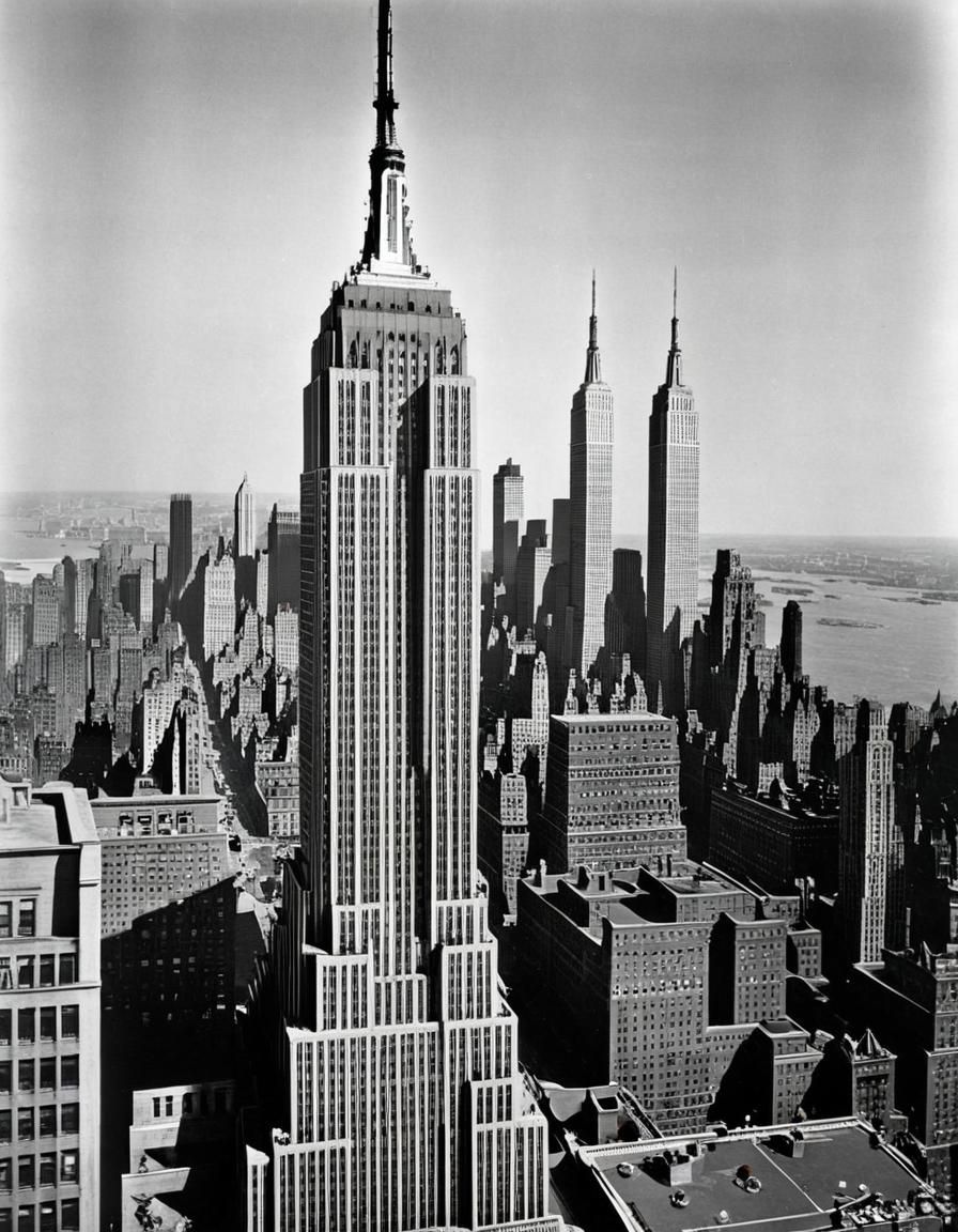 Empire State Building Under Construction