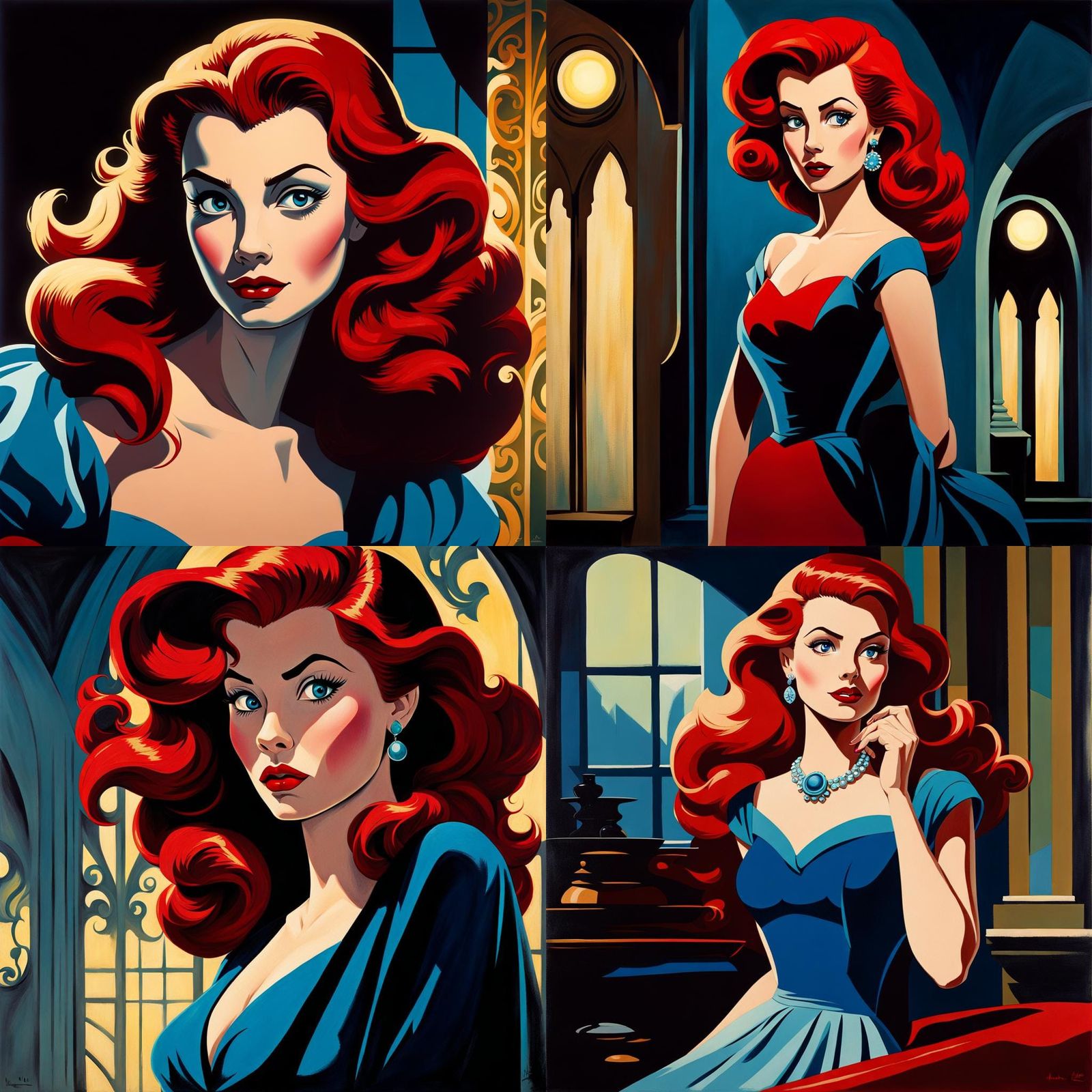 Redhead Comic Goddess