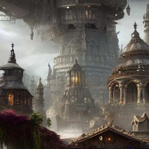 Epic Treasure Hoard: Maximalist Digital Painting