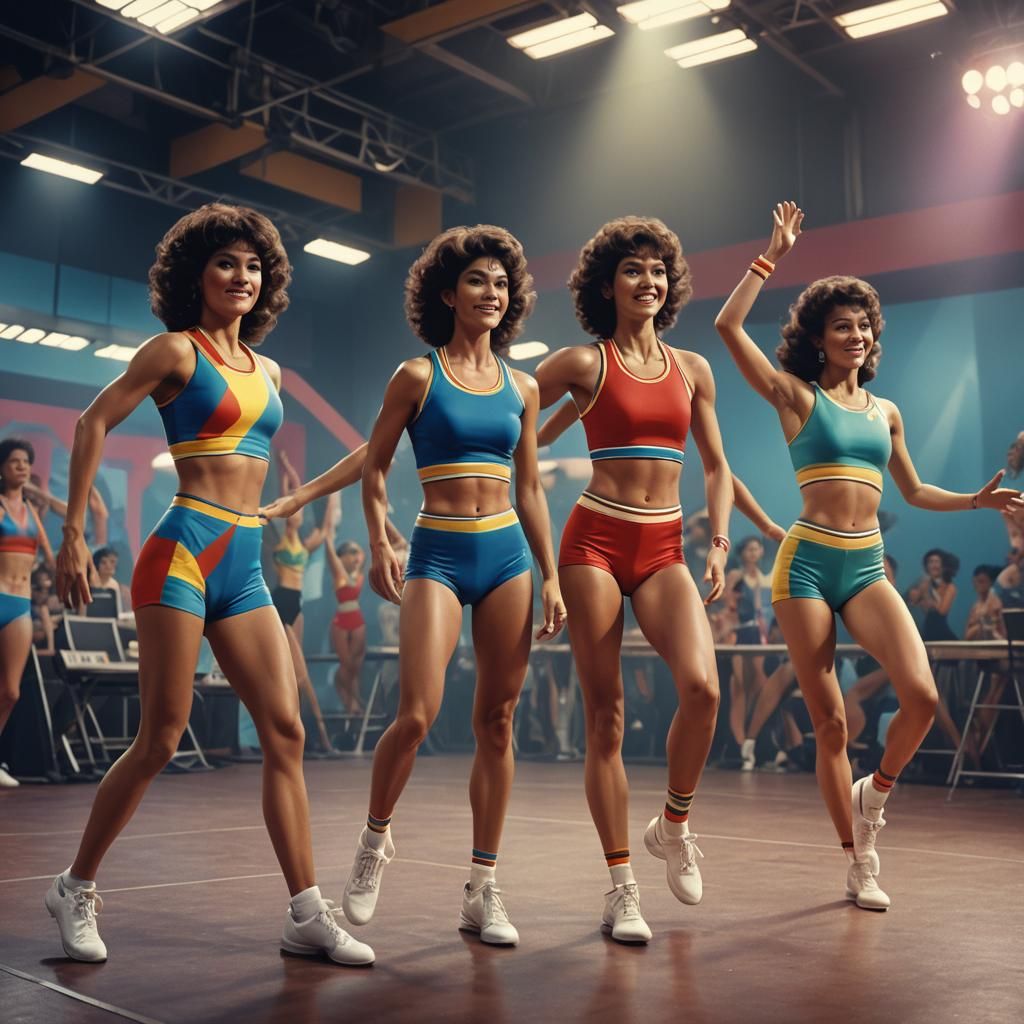 Peruvian Aerobics Team, 1980s Championship