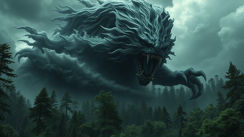 Epic Wind Beast of Black Clouds