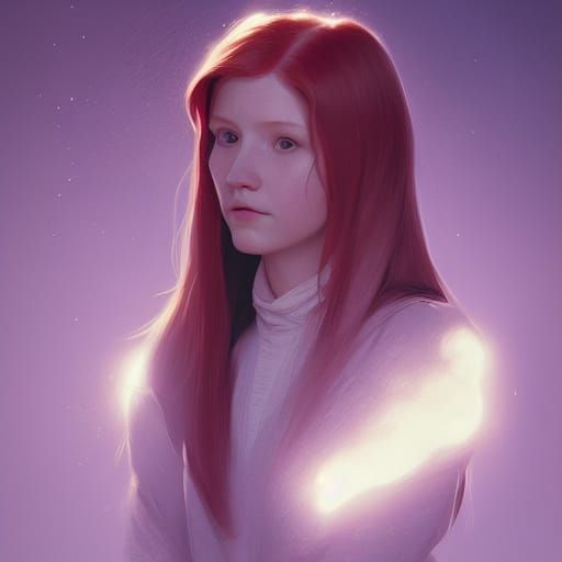 Ginny Weasley Portrait in Artgerm Style