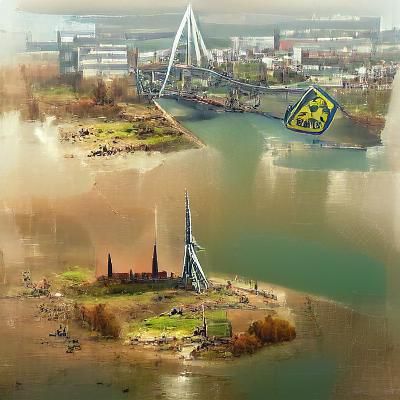 Fallout-Inspired Düsseldorf: A Post-Apocalyptic Concept Art