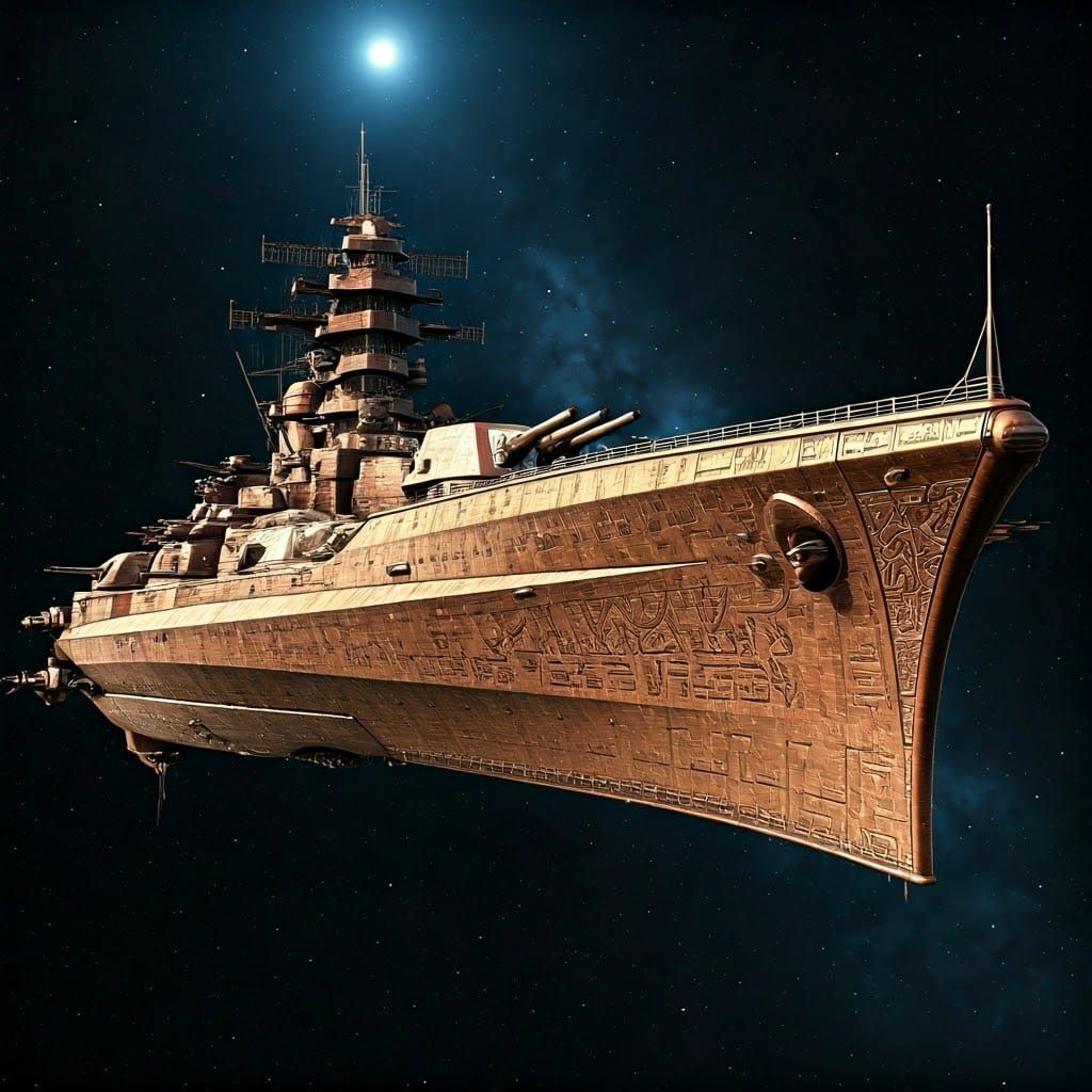 Ancient Battleship Blends Greek and Roman Styles in Deep Spa...