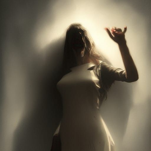 Sinister Optical Illusion in Dark Fantasy Style