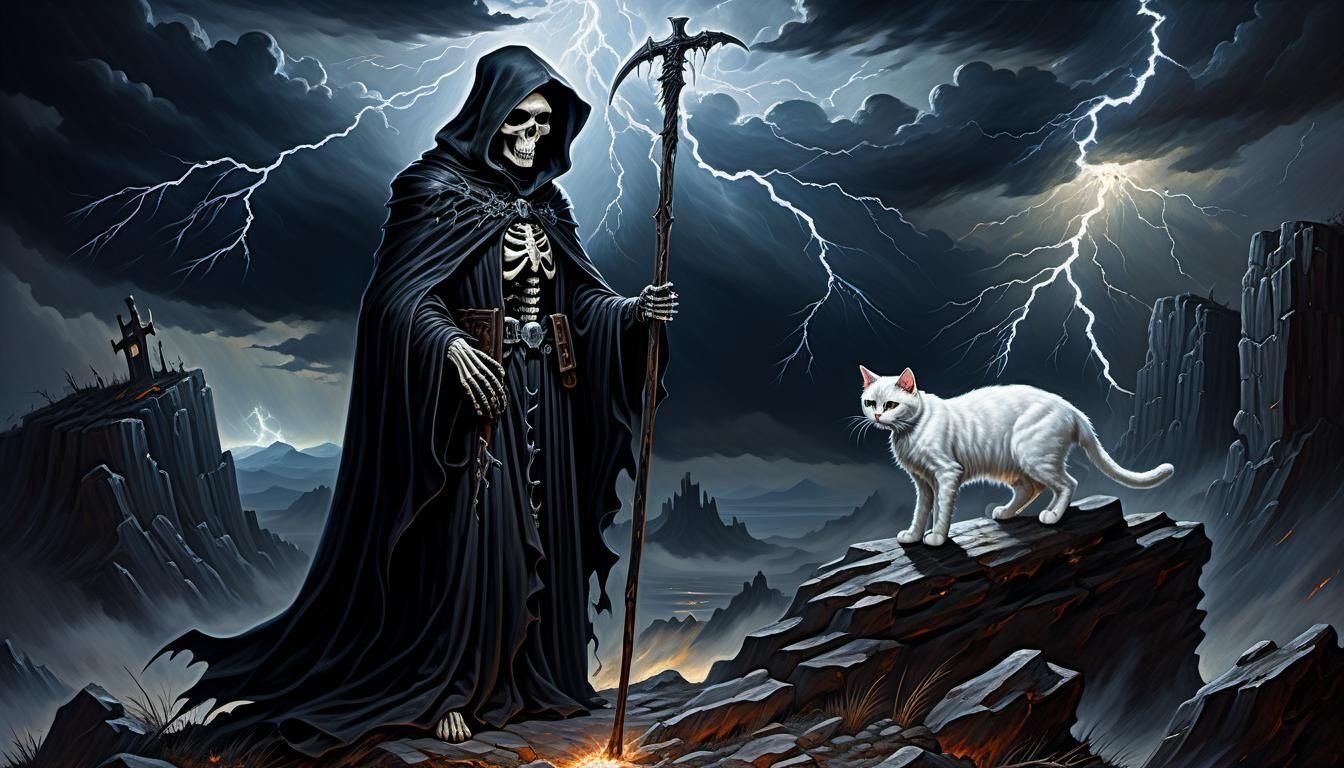 Grim Reaper's cat