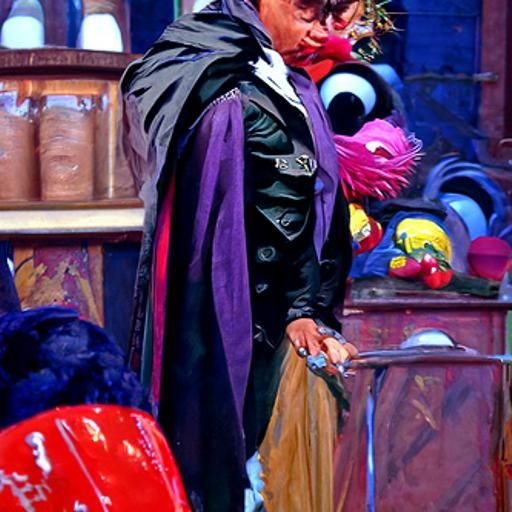 Taika Waititi as The Count: Oil Painting