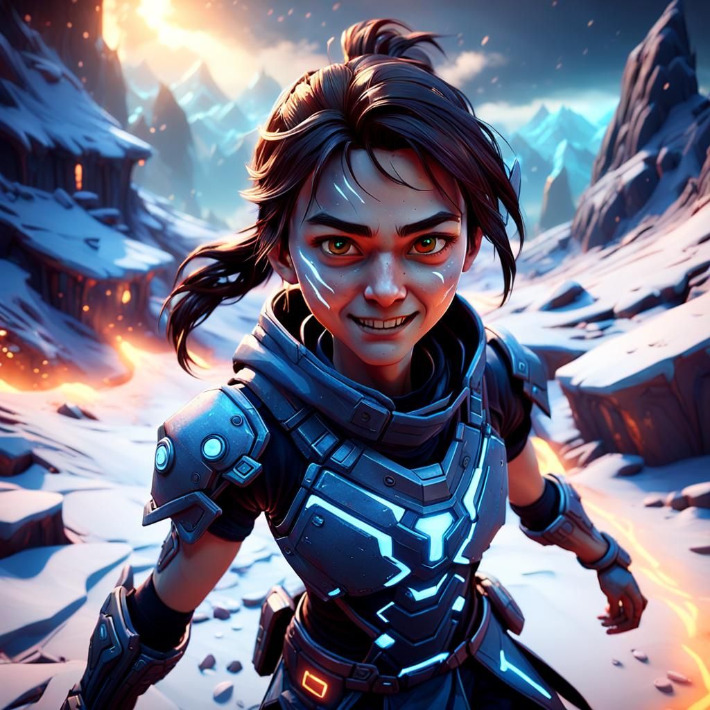 Gentle Smile: 3D Cinematic Portrait in Unreal Engine