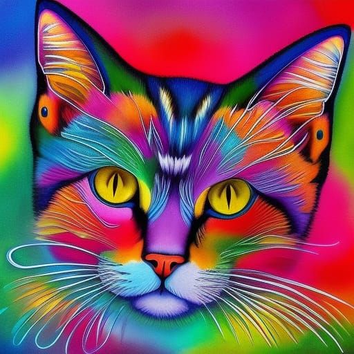 Cat painting