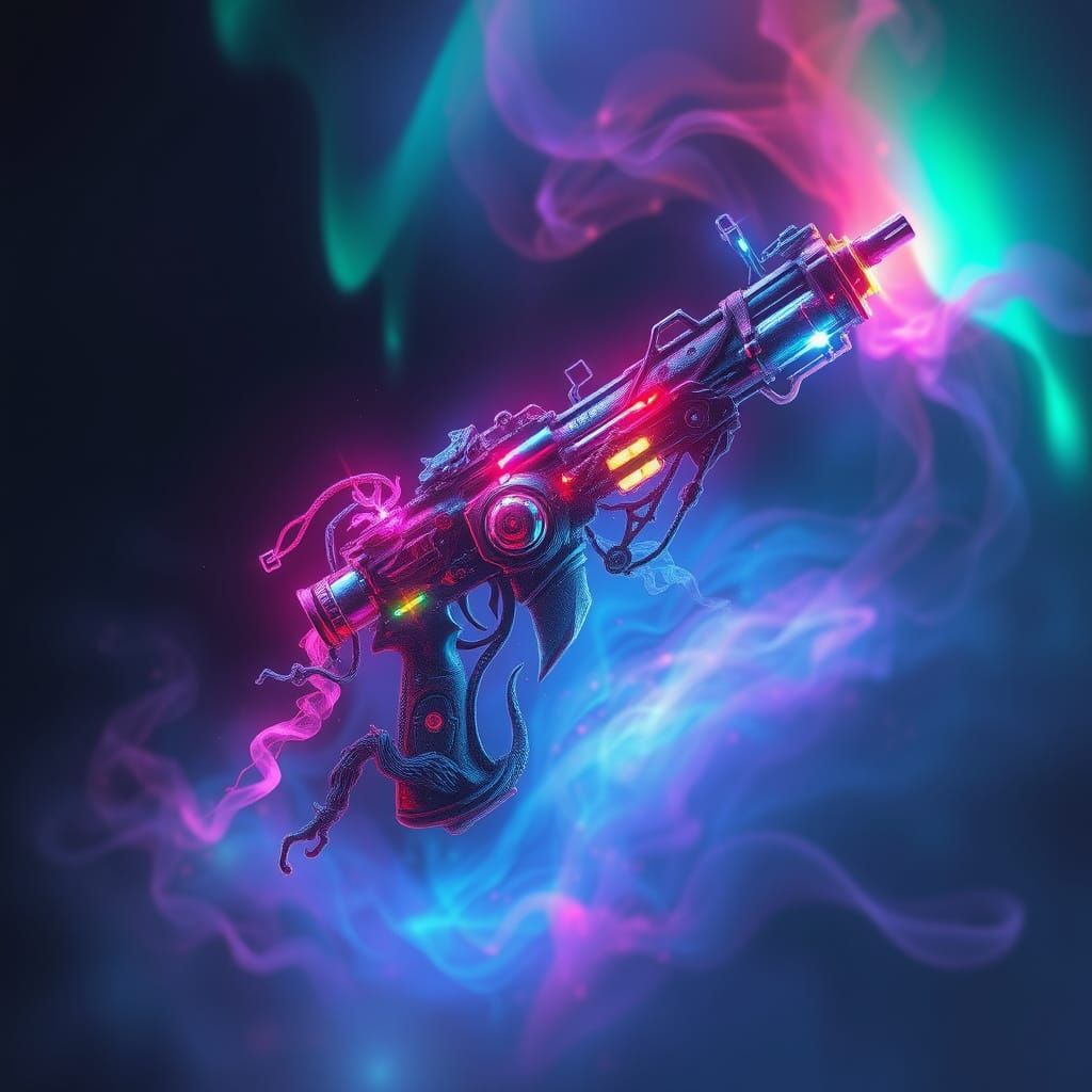 Ethereal Axlot in Futuristic Biomechanics Style
