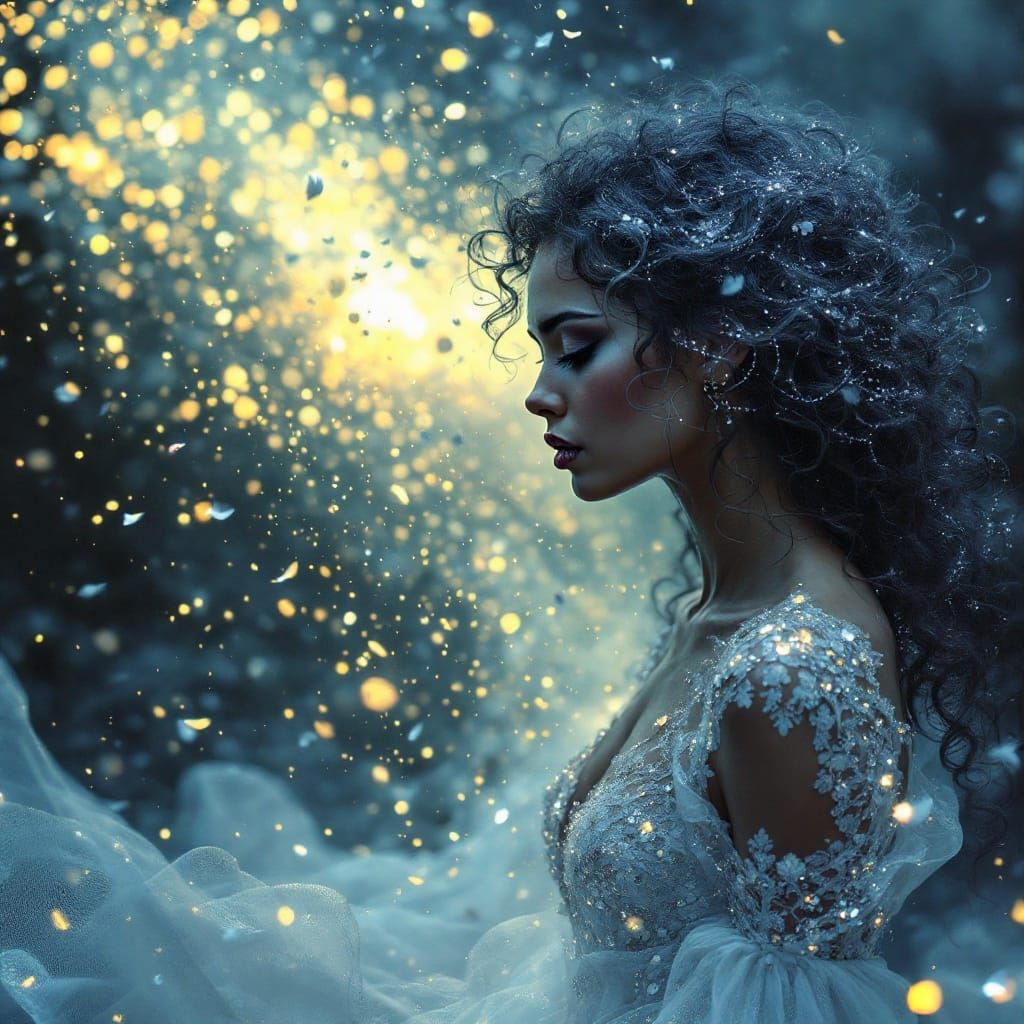 A Woman's Bittersweet Encounter with Her Shadowy Doppelgange...