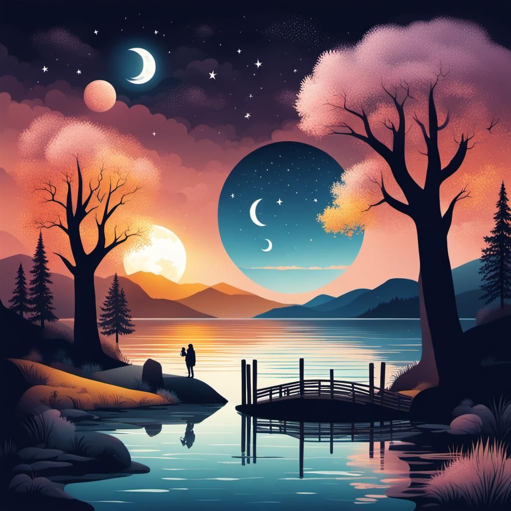 Day and Night Meet in Perfect Harmony