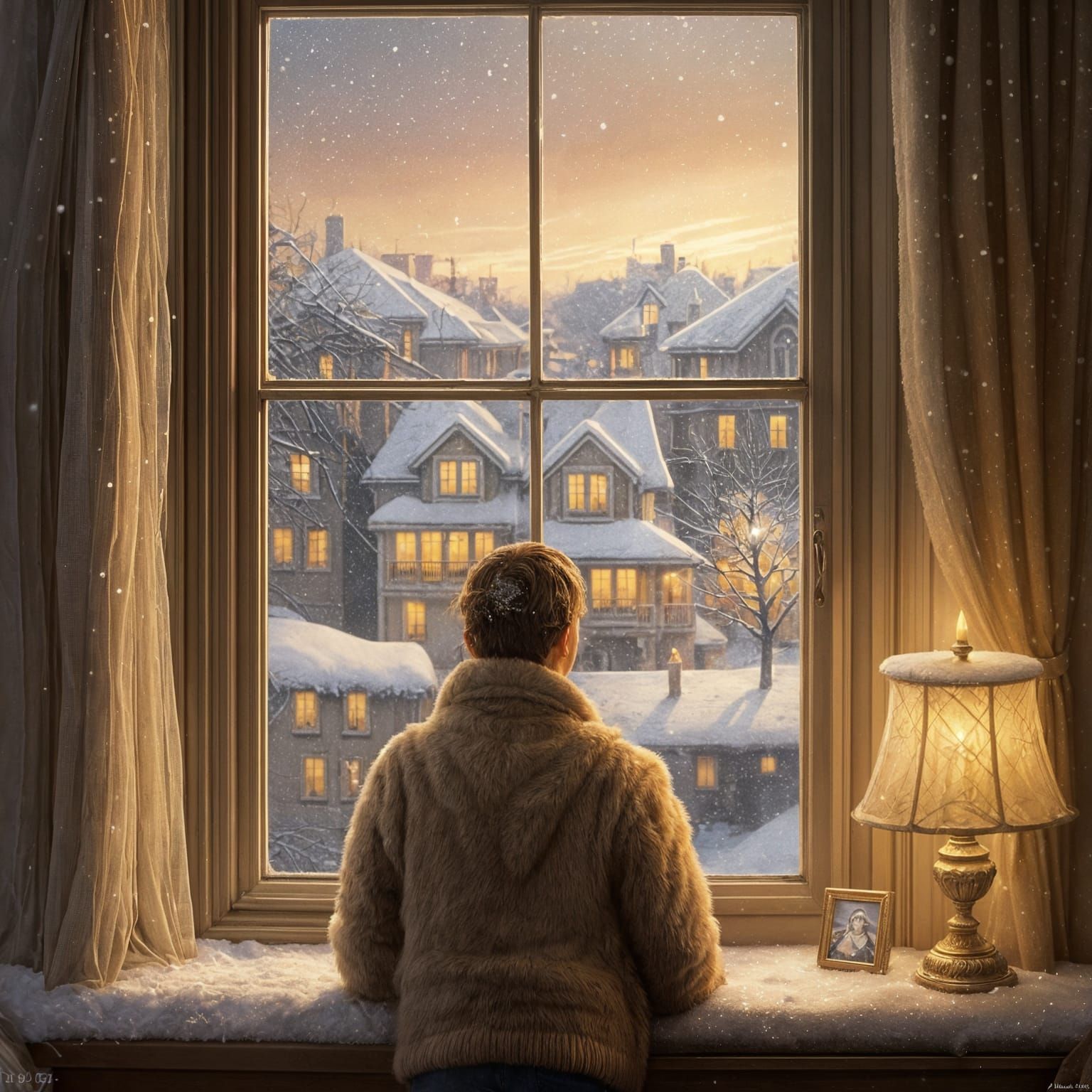 Winter Solitude: A Thomas Kinkade Inspired Scene