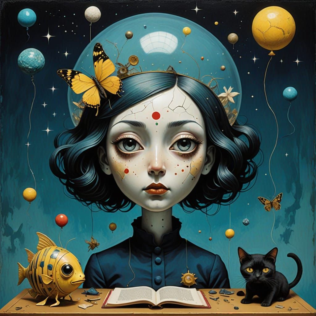 Surrealist Masterpiece of the Mindscapes of a Man