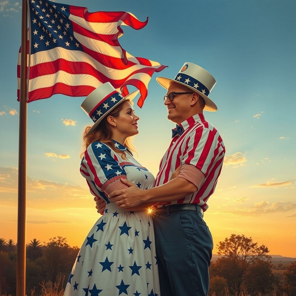 American Icons: Baseball, Hotdogs, Pie and Cars