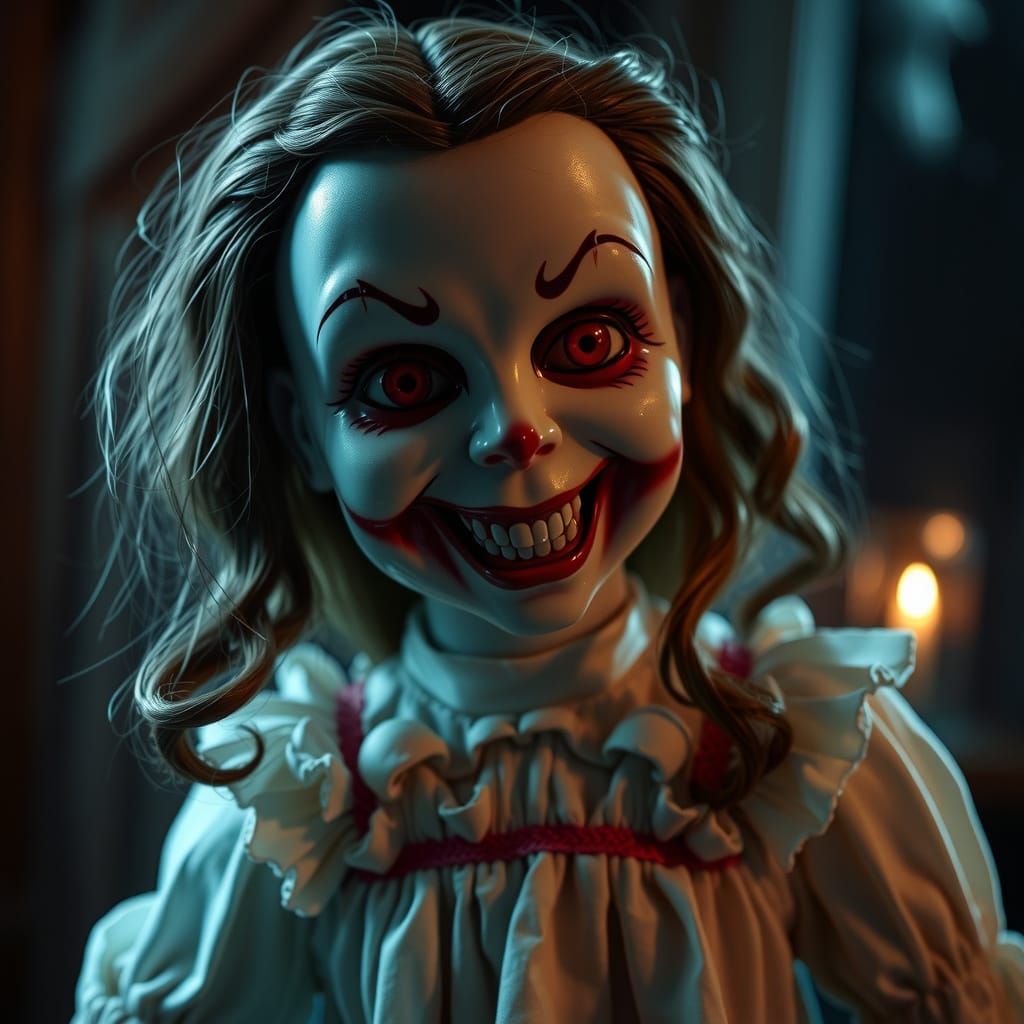 extremely evil possessed porcelain doll