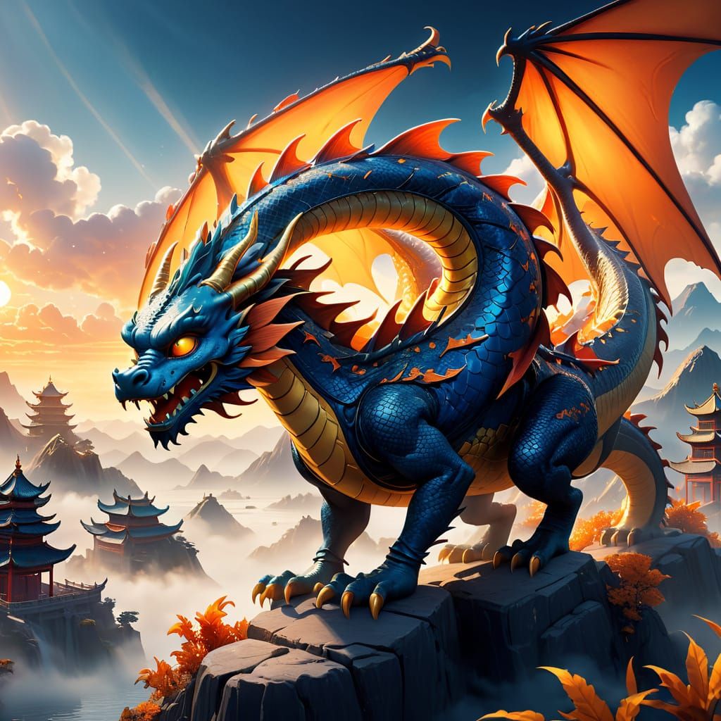 Betty Boop Dives into the Dragon's Fury in Vibrant Chinese L...