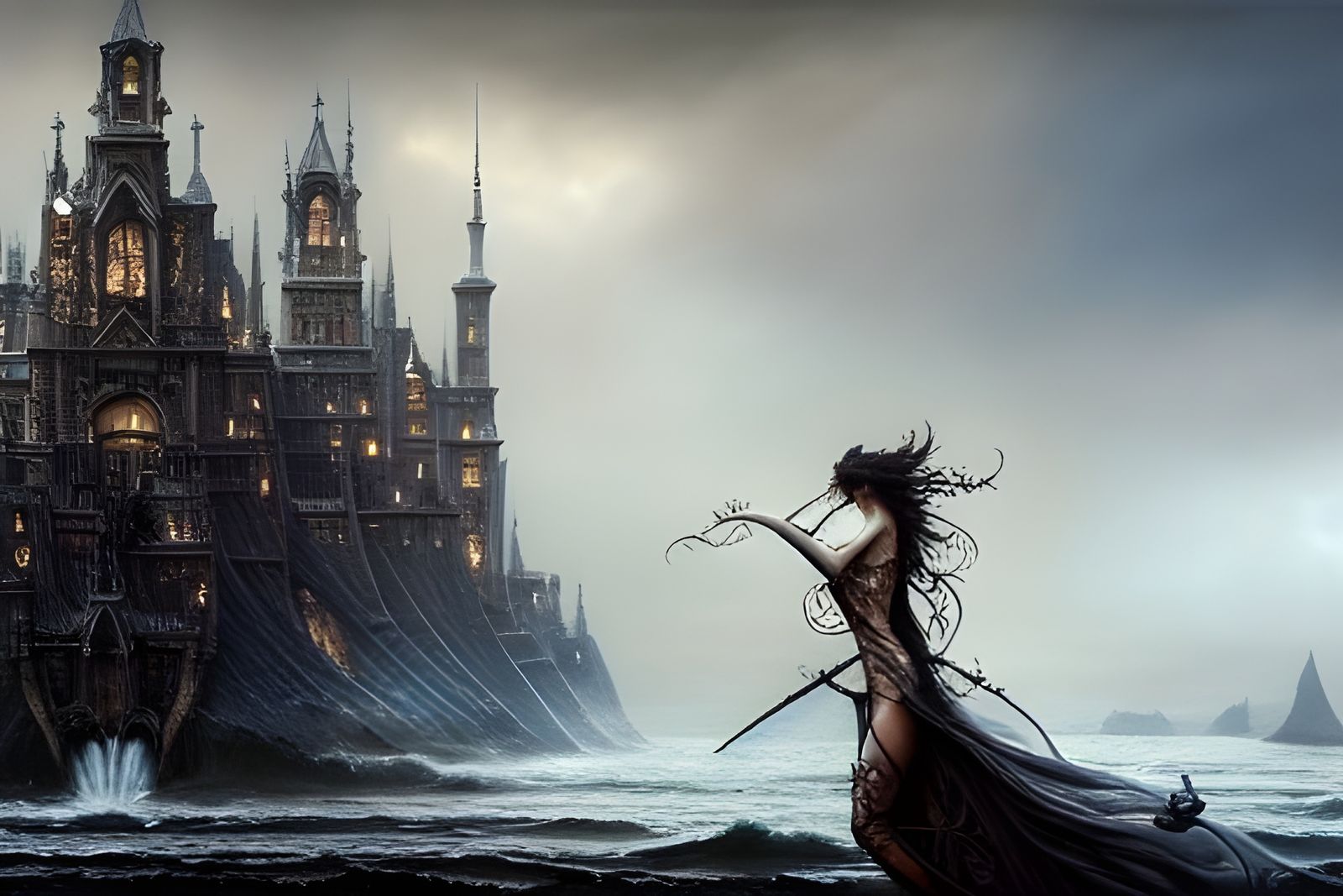 Magical Intricate Digital Scene in Hyper-Detailed Style