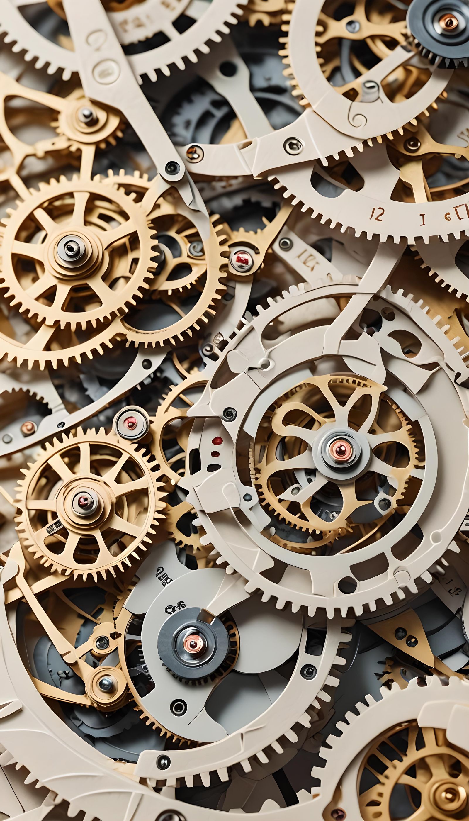 Mechanical Watch with Origami Papercraft Design