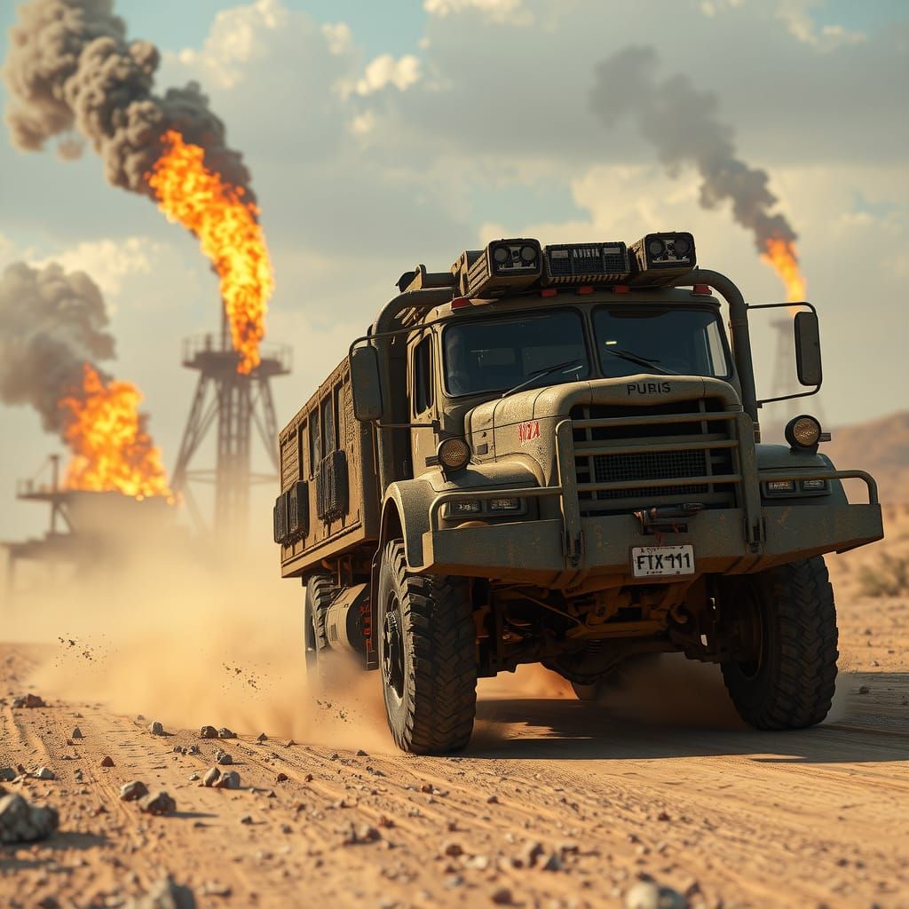 Mad Max Inspired Soviet Truck Speeds Through Post-Apocalypti...