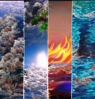 Earth/air/fire/water