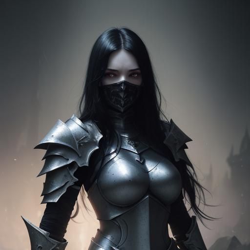 Dark Fantasy Paladin in Intricate Detail