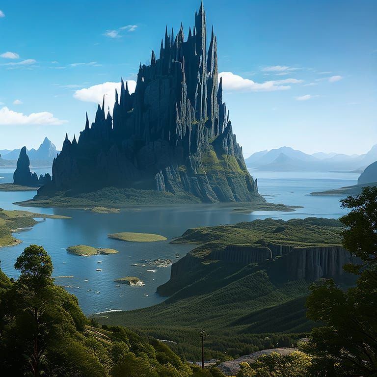 Queen of the Night on Golden Throne