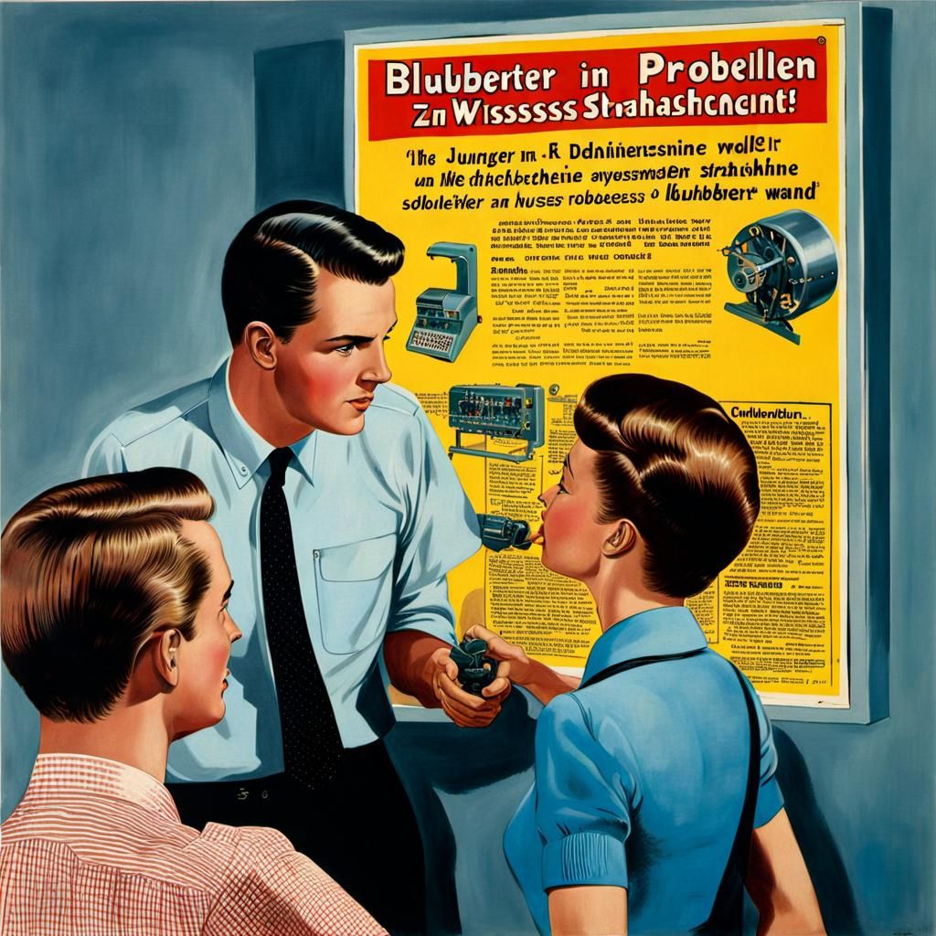 Young Scientist Demonstrates Blubberlutsch Problem-Solver